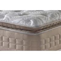 Cama Box Queen: Colchão Molas Anjos MasterPocket Ensacadas Confortable + Base CRC Suede Preto(158x198) - 2