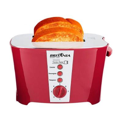 Torradeira Britânia Tosta Pane Vermelha 220V