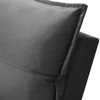 Sofá Retrátil Reclinável Para Sala 4 Lugares 270cm Niels F04 Veludo Cinza Escuro - Lyam Decor - 7