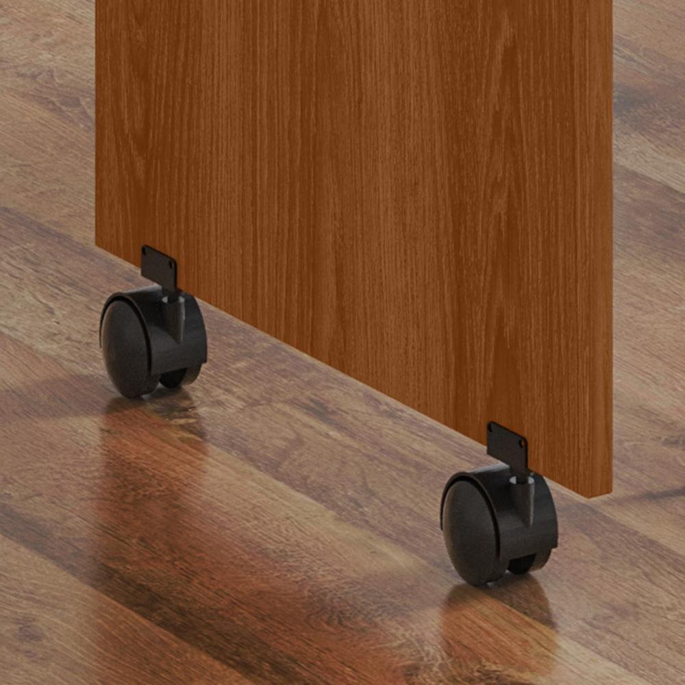 Mesa Escrivaninha 2 Gavetas Módulo 1 Office Alessa Lukaliam Móveis Jequitiba-off White Jequitiba-off White - 3