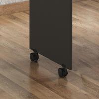 Escrivaninha Para Computador Office Com 2 Gavetas Alessa M1 Amêndoa Com Chumbo - Lukaliam Móveis - 6