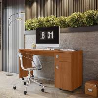 Escrivaninha Office Malta - 1 Gaveta Com Chave E Rodízios Jequitibá - Lukaliam Móveis Jequitiba - 1