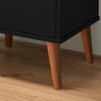 Mesa De Cabeceira Wood Preto - 3