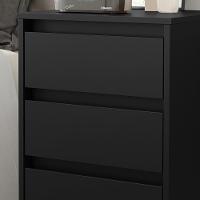 Mesa De Cabeceira Wood Preto