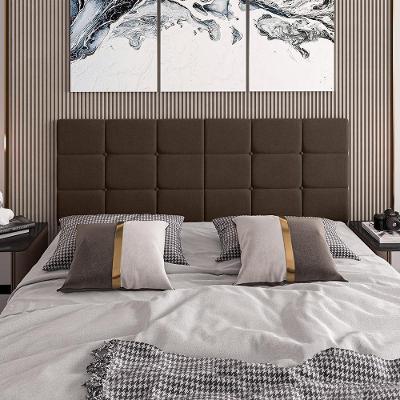 Cabeceira Almofadada Bia - Madeira Suede 90cm Marrom - Movelove Marrom