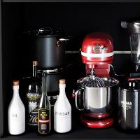 Balcão Para Cooktop 0,80m 5 Bocas 2 Portas Turim Preto - 5