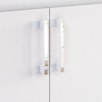 Balcão Em Mdp Para Cooktop 1,20m 5 Bocas 2 Portas E 3 Gavetas Turim Branco Branco - 8