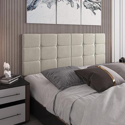 Cabeceira Almofadada Bia - 140 Cm Dobrável Suede Areia - Movelove Areia