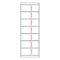 Conjunto De Escritório Office Escrivaninha Com Rodizios Multiuso Branco - 8