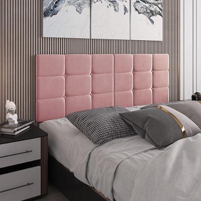 Cabeceira Almofadada Bia - 140 Cm Dobrável Suede Rosa - Movelove Rosa