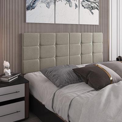 Cabeceira Almofadada Bia - 140 Cm Dobrável Suede Bege - Movelove Bege
