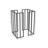 Conjunto Mesa De Cozinha Duina Com Tampo De Madeira 160cm E 6 Cadeiras Zaria Niquel Freijó Boucle Cinza Kappesberg - 5