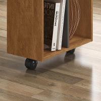 Mesa Escrivaninha Módulo 2 Office Alessa Lukaliam Móveis Amêndoa - Chumbo Amêndoa - Chumbo - 3