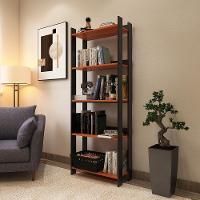 Estante Livreiro Multiuso Organizador De Livros Com 5 Prateleiras Preto-nature Preto-nature - 2