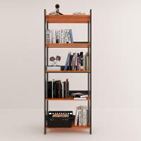 Estante Livreiro Multiuso Organizador De Livros Com 5 Prateleiras Preto-nature Preto-nature - 9