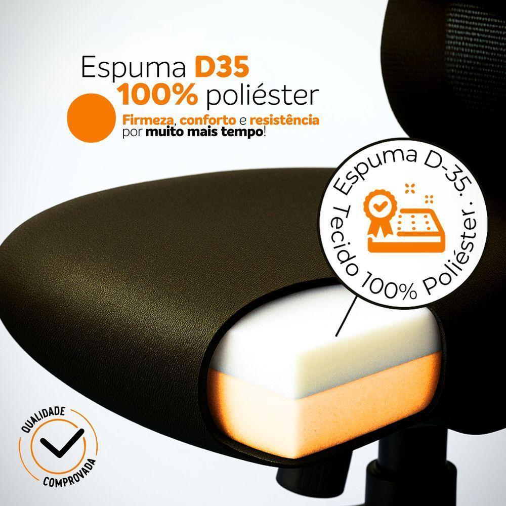 Kit 3 Cadeiras Presidente Oficial Comfort Elite - 3