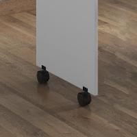 Escrivaninha Para Computador Office Com Nicho Alessa M2 - Mdf Com Espaços De Armazenamento Branco - Lukaliam Móveis - 6