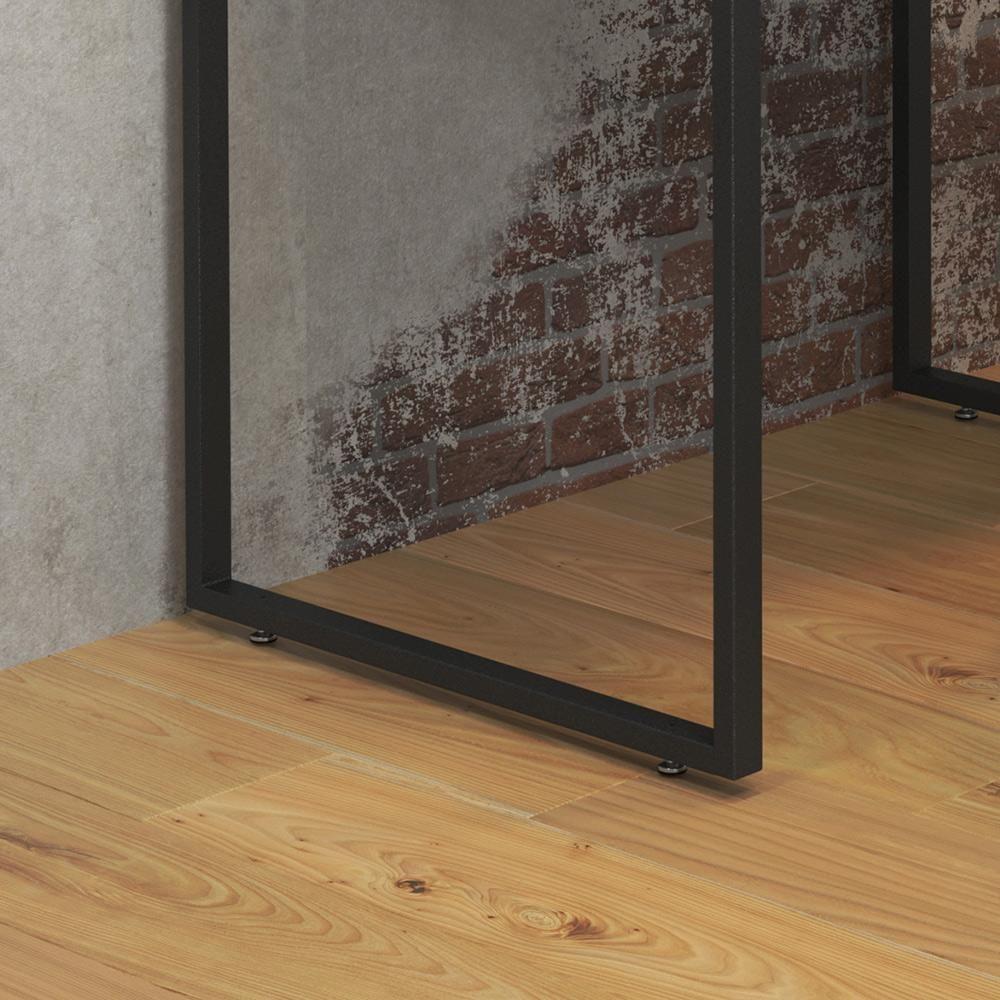 Escrivaninha Estudo Industrial Stell - Pé Metal Mdp Preto - L3 Móveis - 3