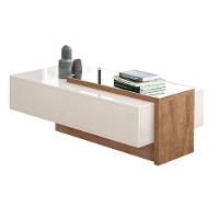 Mesa De Centro Milão - Mdp Espelho Opcional Off White - Lukaliam Móveis Off White