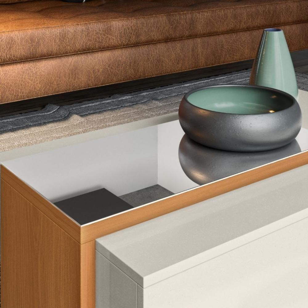 Mesa De Centro Milão - Mdp Pintura Uv Off White-jequitiba - Lukaliam Móveis - 3