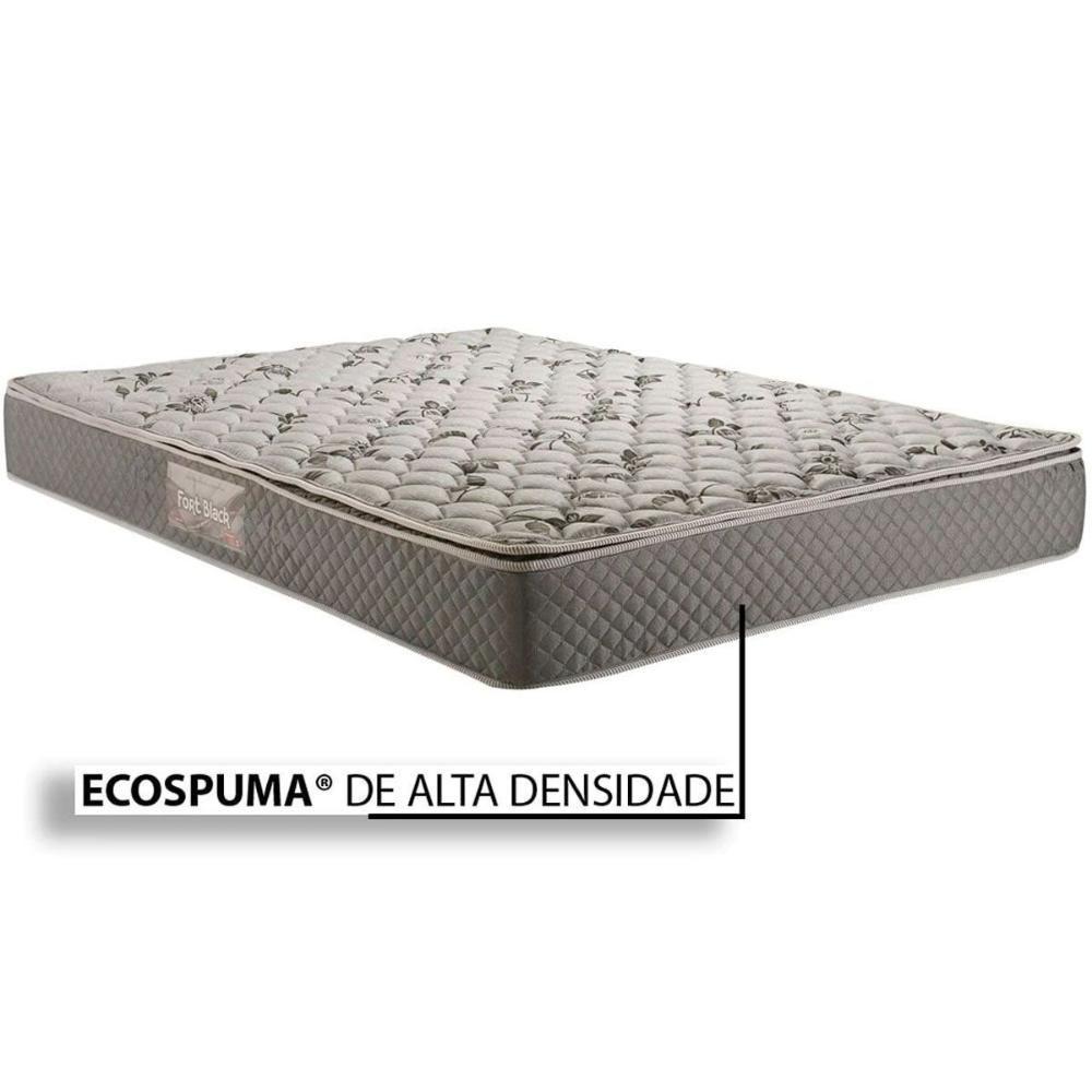 Cama Box Solteiro: Colchão Anatômico Herval Ag65 Firme Fort + Base Crc Suede Black(88X188) - 6