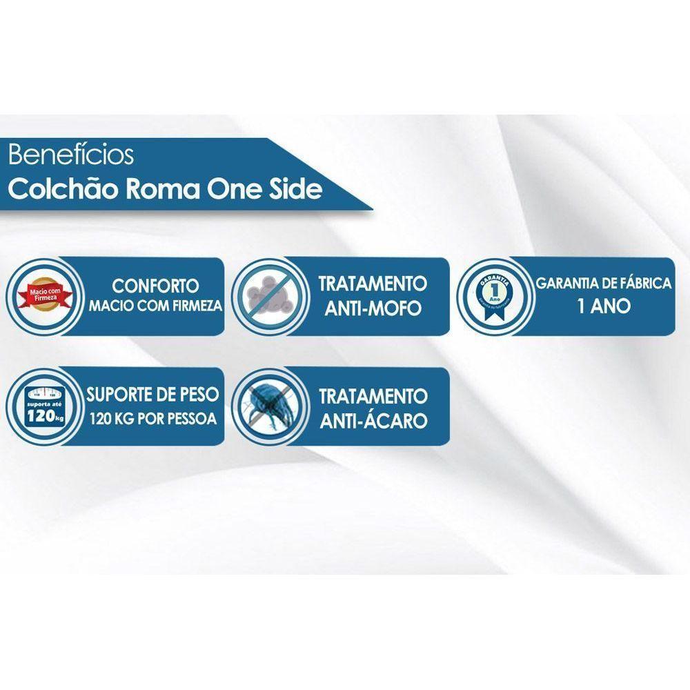 Cama Box Solteiro: Colchão Molas Ensacadas Luckspuma MasterPocket Roma + Base CRC Suede Black(88x188) - 5