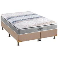 Cama Box King: Colchão Anatômico Probel D33/AG65 Guarda Costas Extreme Resistence + Base CRC Suede Clean(193x203) - 1