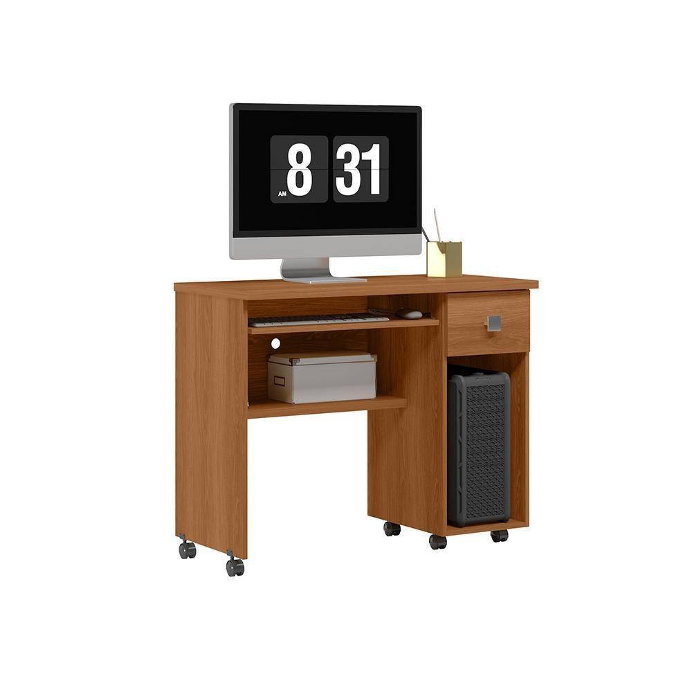Mesa Para Computador Escrivaninha Office Vicenza Com Gaveta Jequitiba Jequitiba - 2