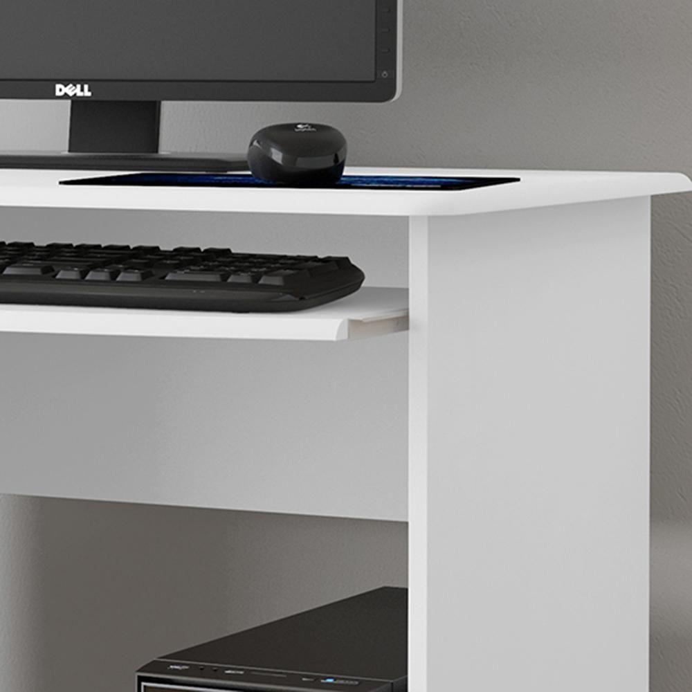 Mesa De Computador Prática Branco - 4