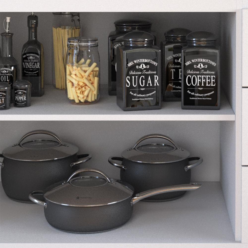 Balcão Para Cooktop 1,20m 4 Bocas 2 Portas E 3 Gavetas Turim Branco - 3