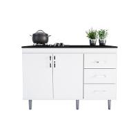 Balcão Para Cooktop 1,20m 4 Bocas 2 Portas E 3 Gavetas Turim Branco - 6