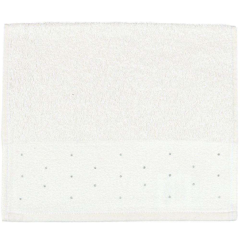 Kit 5 Toalha Lavabo Cristal Natalina 30x50cm Off White - 3