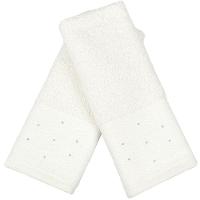 Kit 5 Toalha Lavabo Cristal Natalina 30x50cm Off White - 1