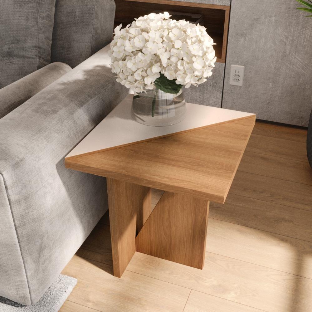 Mesa Para Sala De Estar Lateral Flex Florence - Mdp - Movelove - 1