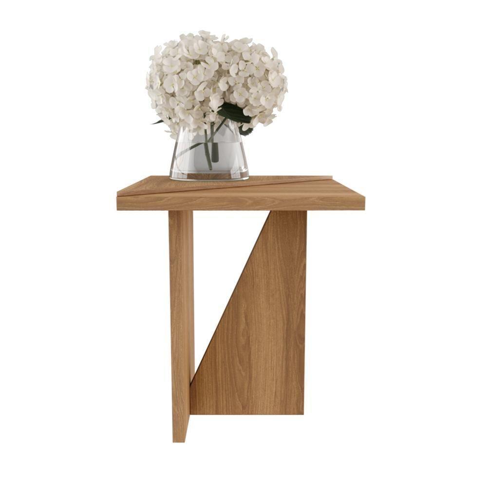 Mesa Para Sala De Estar Lateral Flex Florence - Mdp - Movelove - 4