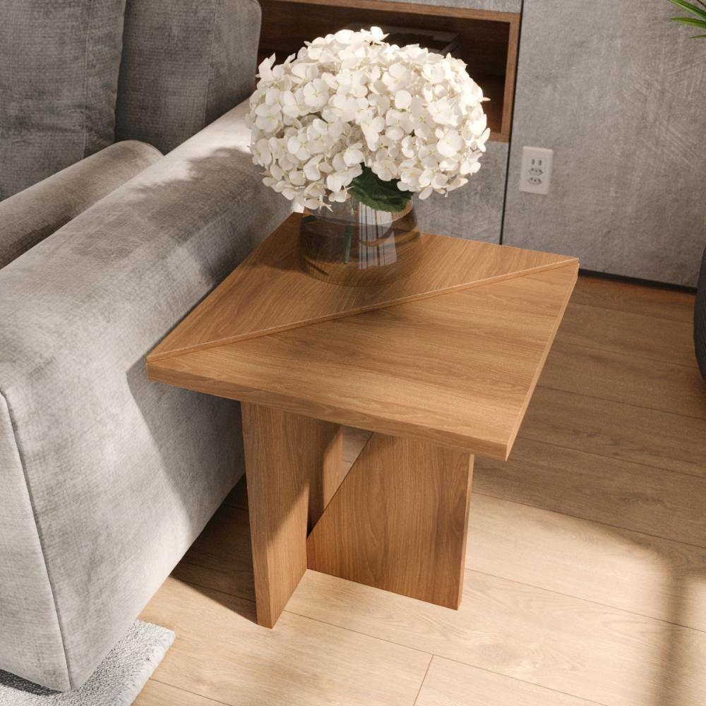 Mesa Para Sala De Estar Lateral Flex Florence - Mdp - Movelove - 5