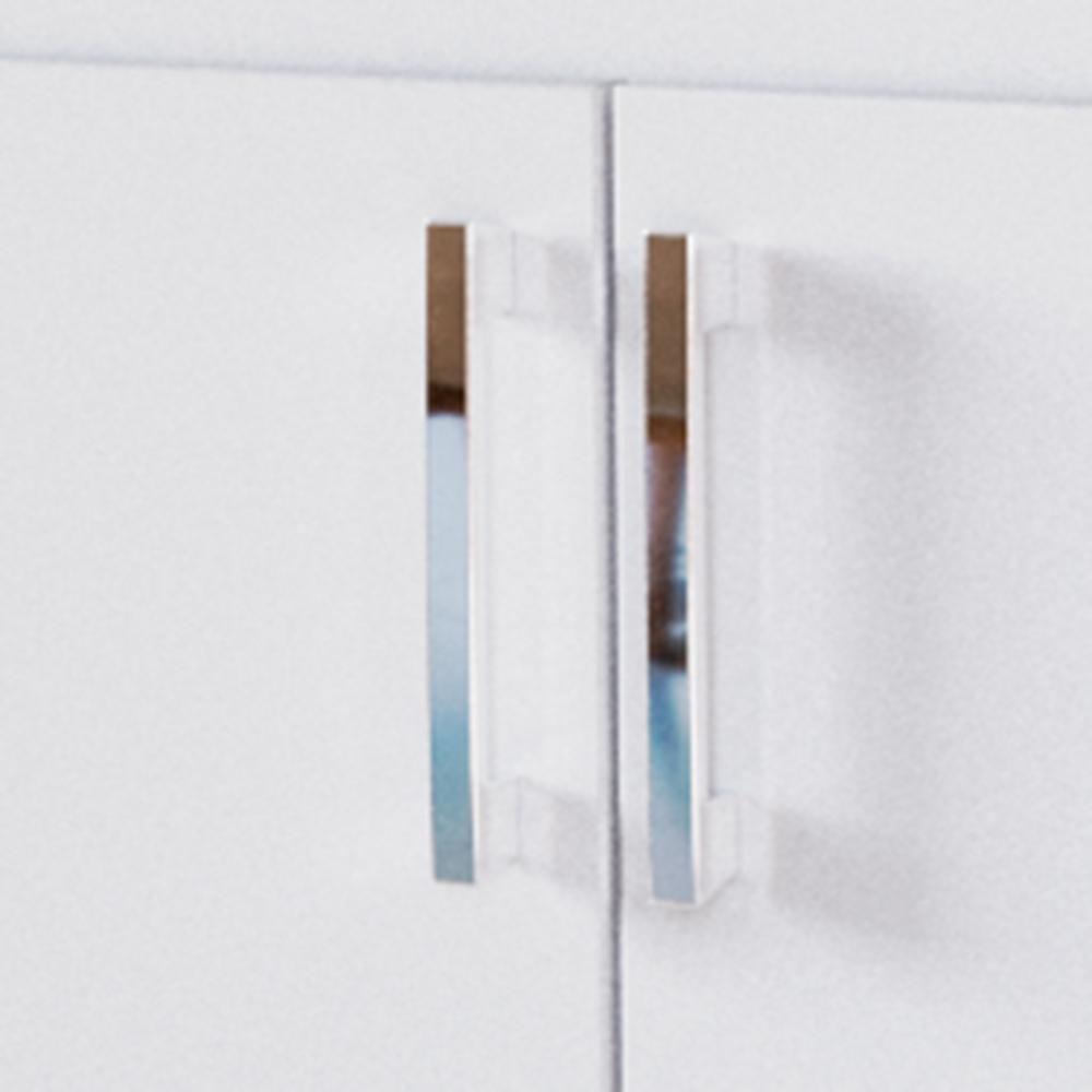 Balcão Para Cooktop Turim 80 Cm - 5 Bocas 2 Portas Em Mdf-mdp Branco - Movelove - 6