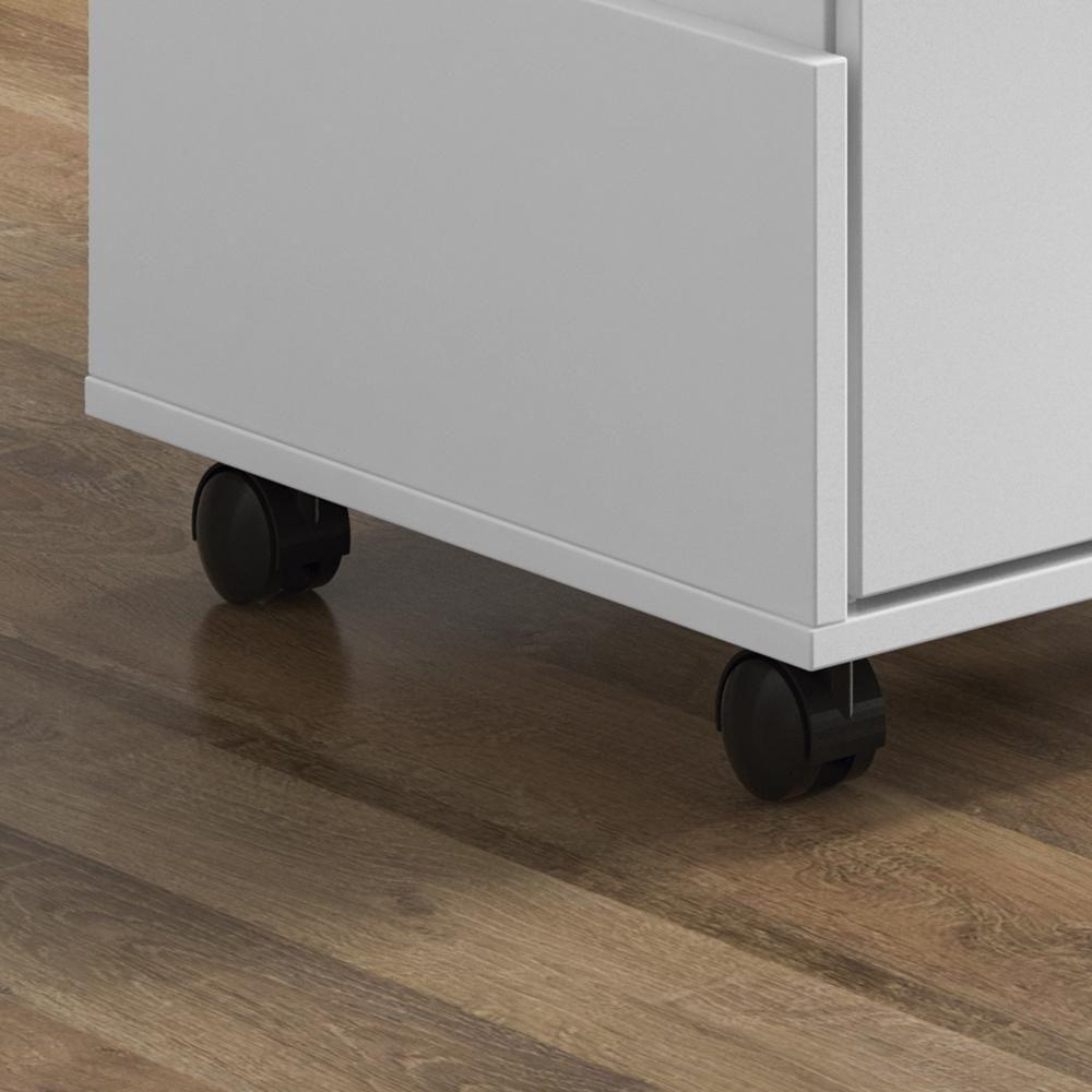 Mesa De Computador Em L Office Alessa 1 E 2 Lukaliam Móveis Branco Branco - 5