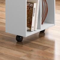 Mesa De Computador Em L Office Alessa 1 E 2 Lukaliam Móveis Branco Branco - 6