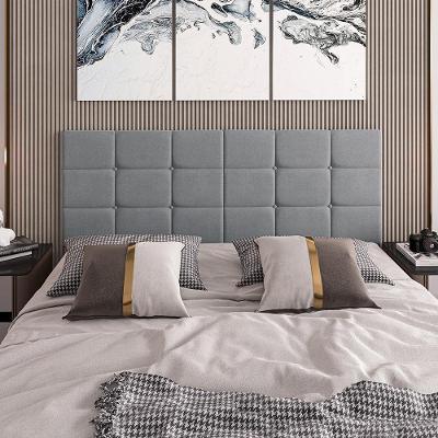 Cabeceira Almofadada Bia 140 Cm - Dobrável Suede Cinza - Movelove