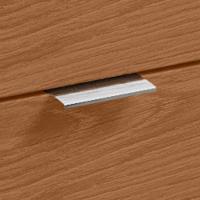 Mesa Escrivaninha 2 Gavetas Módulo 1 Office Alessa Lukaliam Móveis Jequitiba Jequitiba - 5