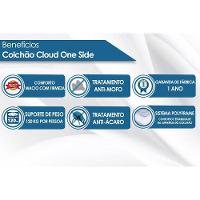 Cama Box King: Colchão Molas Ensacadas Luckspuma MasterPocket Cloud One Side + Base CRC Suede Clean(193x203) - 5