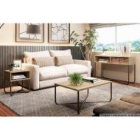 Mesa Centro Sala Connect 1271 Ouro Velho/Noce - Carraro - 2