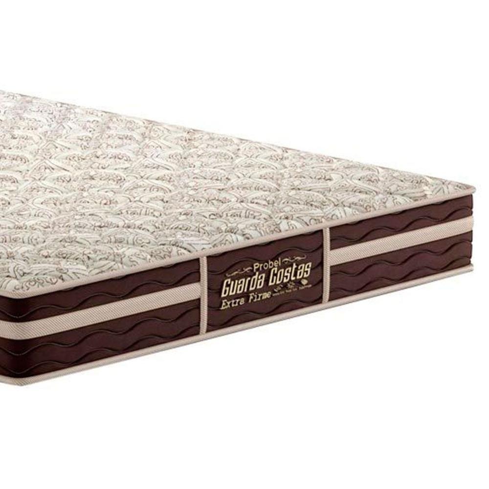 Cama Box King: Colchão Ortopédico Probel Guarda Costas Extra Firme + Base CRC Suede Clean(193x203) - 3