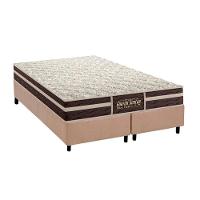 Cama Box King: Colchão Ortopédico Probel Guarda Costas Extra Firme + Base CRC Suede Clean(193x203) - 1