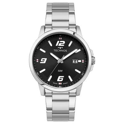 Relógio Technos Masculino Racer Prata - 2315lav/1p Relógio Technos Masculino Racer Basico Prata - 2315lav/1p
