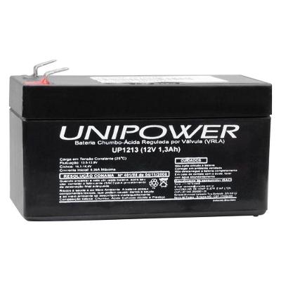 Bateria Unipower Up1213 12v 1.3ah F187 Nao Automotiva