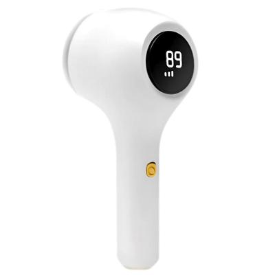 Removedor De Fiapos Bolinha Recarregável Display Digital 6 Lâminas 3 Velocidades Branco