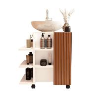 Gabinete Armário Para Banheiro Classic - Mdp-mdf Porta Articulada E Prateleiras Internas - J3 Móveis - 5