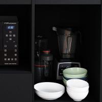 Vr Balcão Cooktop 1,05m Preto Preto